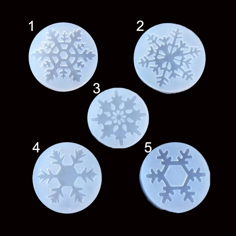 1PC Snowflower Shaped Liquid Silicon UV Resin Mold For Making Jewerly Earrings Hair Accessories Jewelry Tools