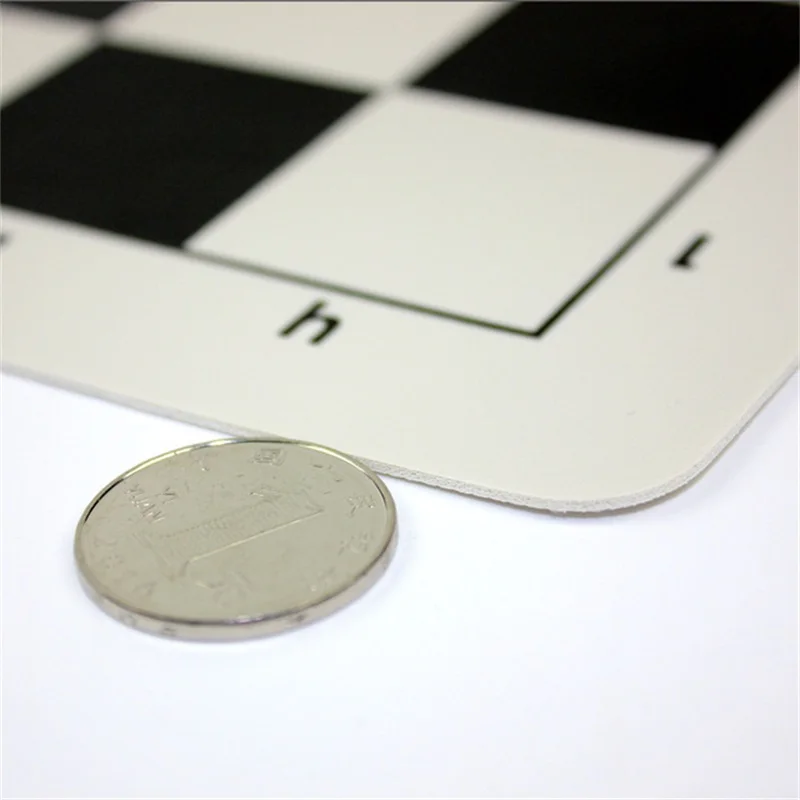 Chess Chessboard PVC Leather 35/43/51cm Portable Soft Rollable Leather Durable Folding Checkers Chessboard For Educational Games