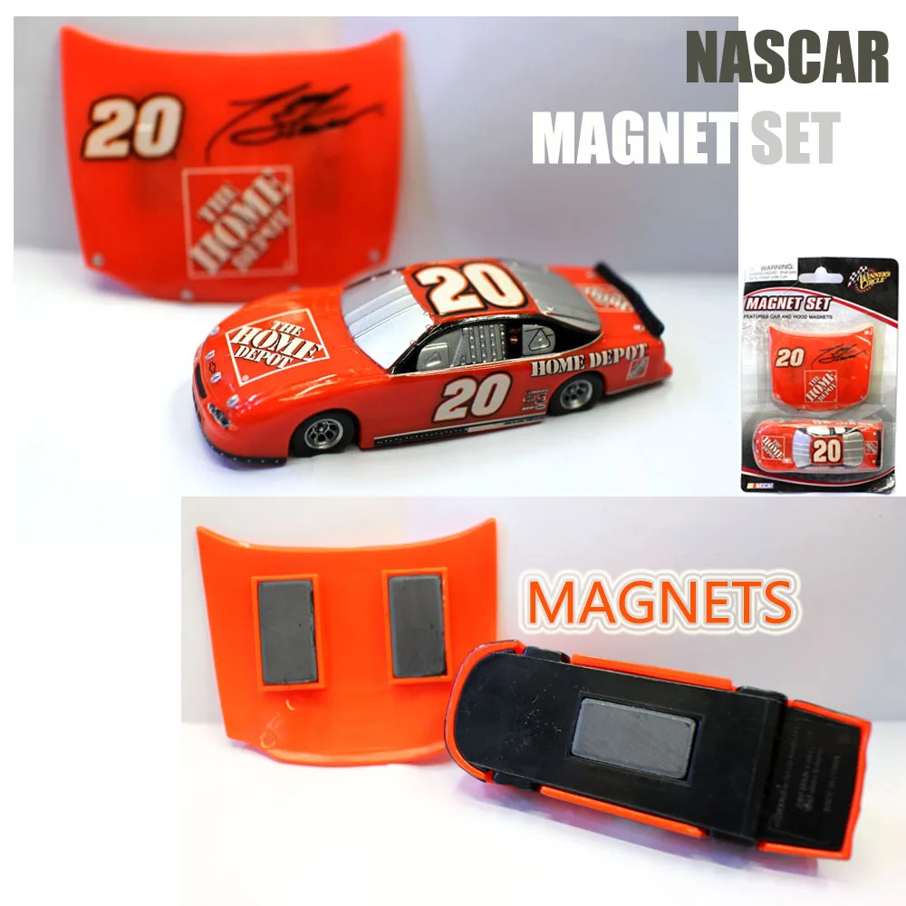 

Magnet Set Toys Car model Fridge magnets Racing car magnetic paste home decoration Collection Gifts