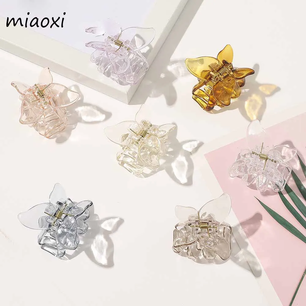 Top Fashion Female Small Butterfly Hair Claws Casual Girls Clamps Retro Women Hairbands Cute Vintage Womens Hair Accessories