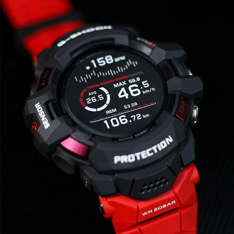 Casio watch men g shock Smart watch GPS function Bluetooth sport watch 200m Waterproof quartz watch relogio masculinoGSW-H1000