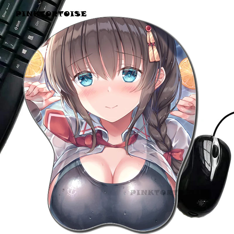 

PINKTORTOISE Creative 3d Silicone Mouse Pad Kantai Collection Shigure Hand Mouse Pad Can Be Customized According To The Drawing