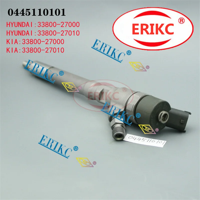 

ERIKC 0445110101 HYUNDAI:33800-27000 топливный инжектор F 00T E00 64N CR CRail для HYUNDAI:33800-27010