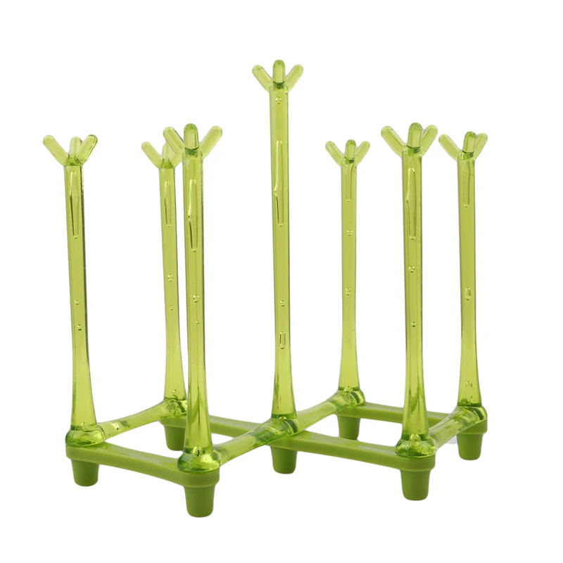 1Pc Foldable Capacity Drying Rack Cup Grass Bottle Kitchen Holder Dryer Useful Storage rack