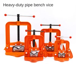 Heavy duty pipe pliers bench vise multi - specification pressure pliers manual clamp pipe gantry frame bench tools