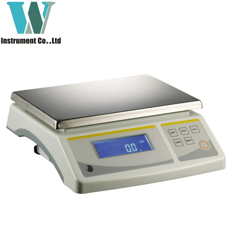 Balança de Peso Preciso Display Digital Tabela de Contagem Alta Precisão Comercial sob Pesagem 30kg 01g