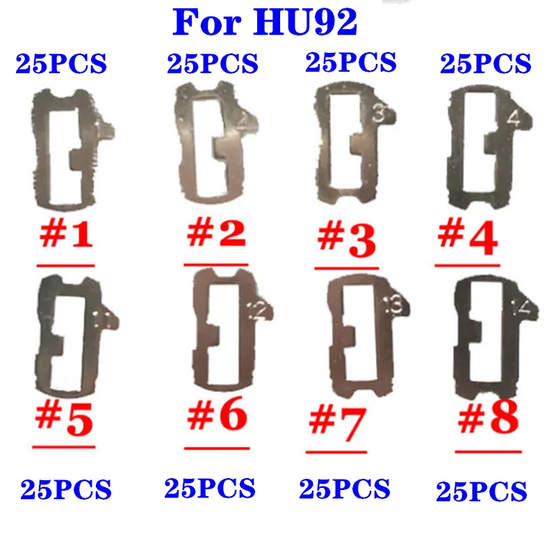 HU92 Car Lock Reed Locking Plate For BMW HU92 Car Locks Tablets Lock Spring Auto Lock Repair Kits