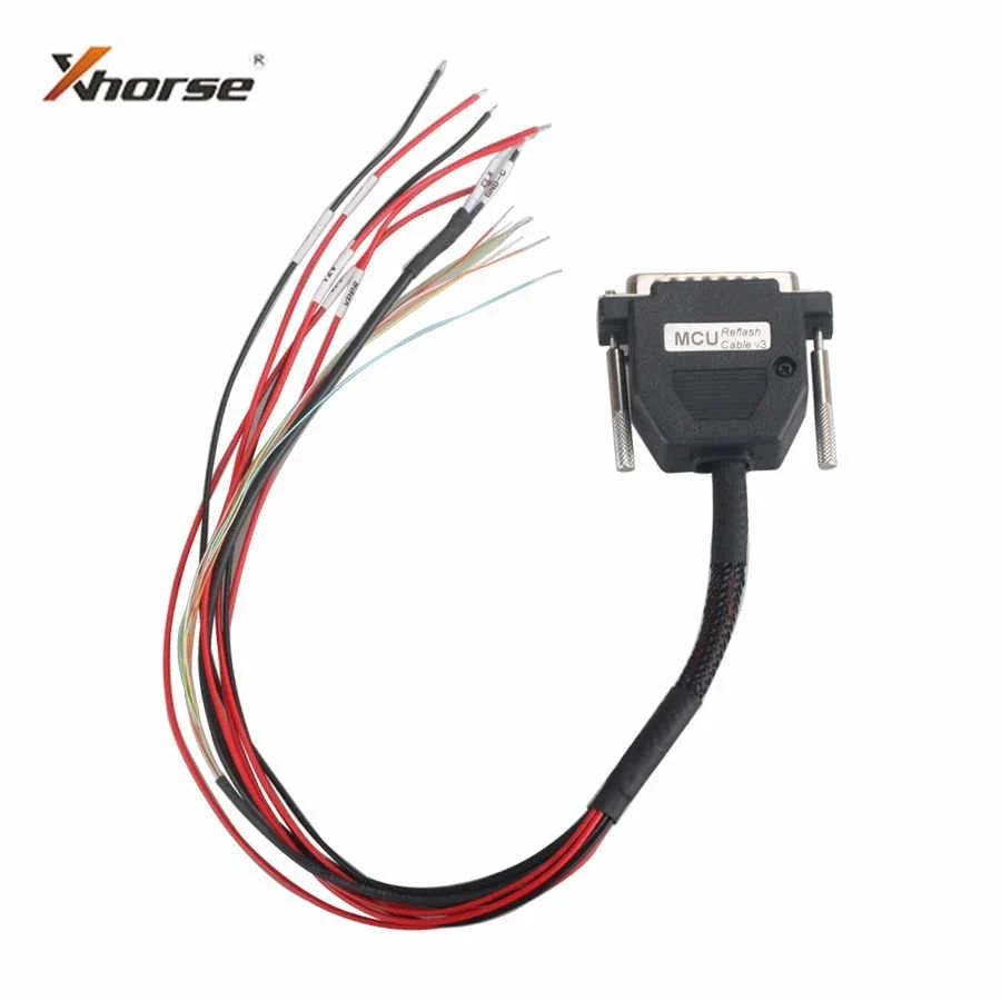 MCU Reflash Cable Read Write MCUS Chips Black Plastic Obd Connector Works Good And Free Shipping