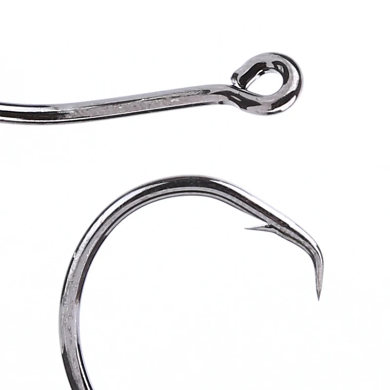 Mustad Norway Origin Fishing Hook High Carbon Steel Big Size Circle Fish Hooks,6#-8/0#,39951NP-BN