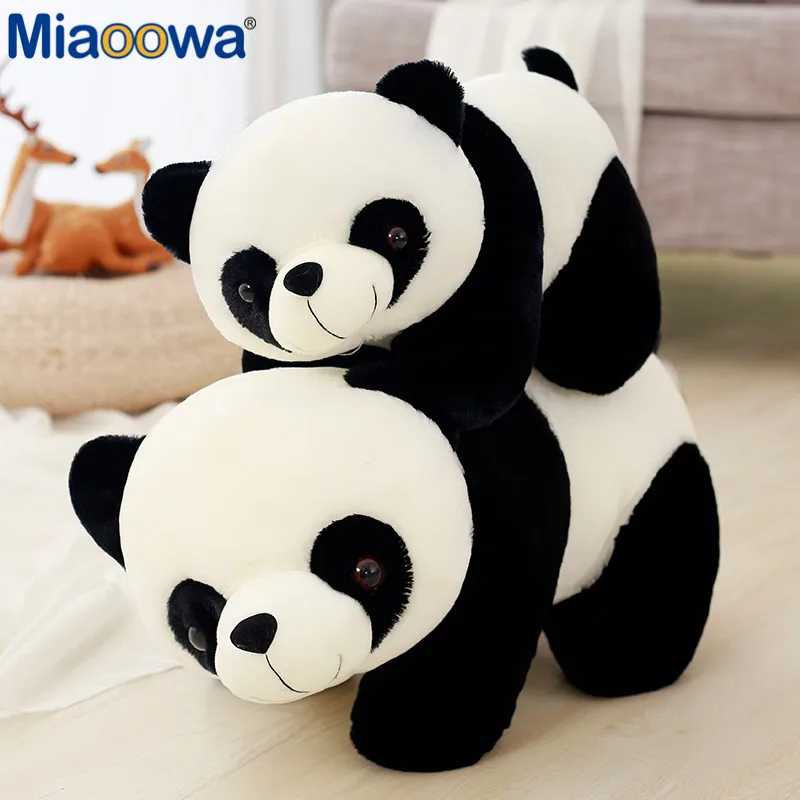20-70cm Cute Baby Big Giant Panda Bear Plush Stuffed Animal Doll Animals Toy Pillow Cartoon Kawaii Dolls Girls Lover Gifts