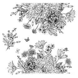 Beautiful Blooming Flowers Clear Stamps/Seal For DIY Scrapbooking Card Making Album Decorative Spring Silicone Stamp Craft