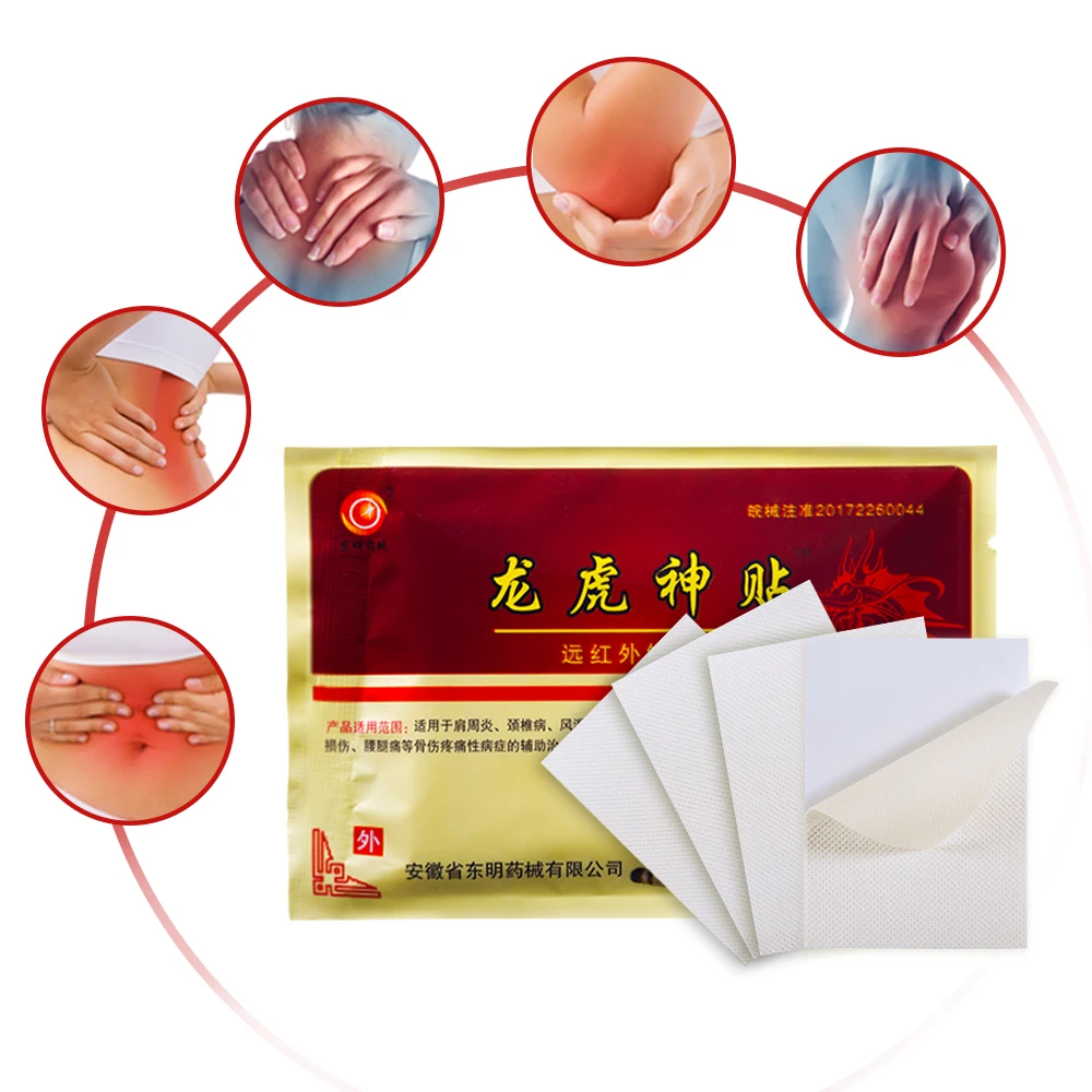 Sumifun Dragon Tiger Pain Relief Patch Neck Back Joint Sore Ache Sticker Rheumatoid Arthritis Painkiller Body Massage Plaster