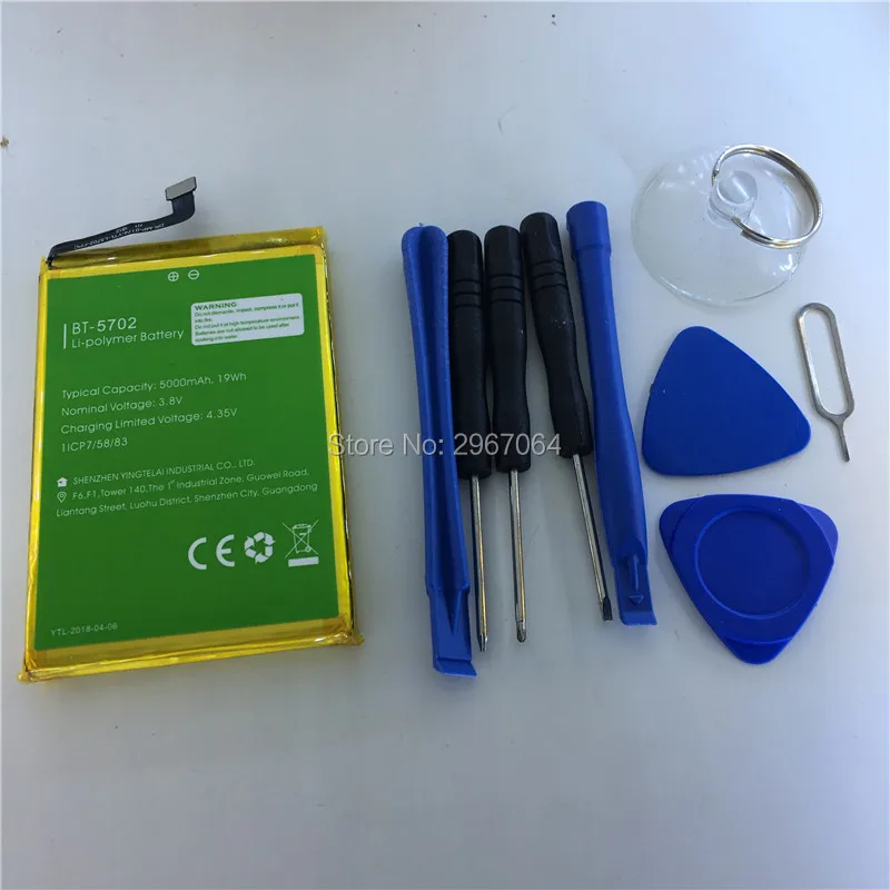 

YCOOLY 2021 Production Date For LEAGOO XRover Battery 5000mAh Long Standby Time For LEAGOO BT-5702 Battery