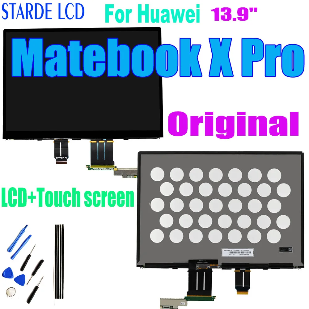 New original 13.9’’ For Huawei Matebook X Pro LCD Display Touch Screen LPM139M422 3K Screen 3000X2000 Replacement Parts