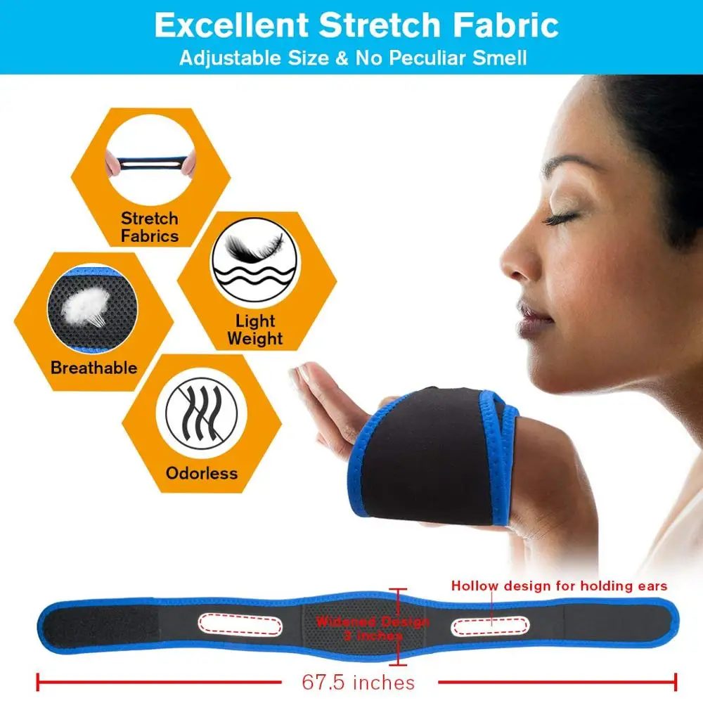 Anti Snore Stop Snoring Facial Slim Strap Double Chin Reducer Face V Line  Lifting Belt Bandage Wrinkle Mask