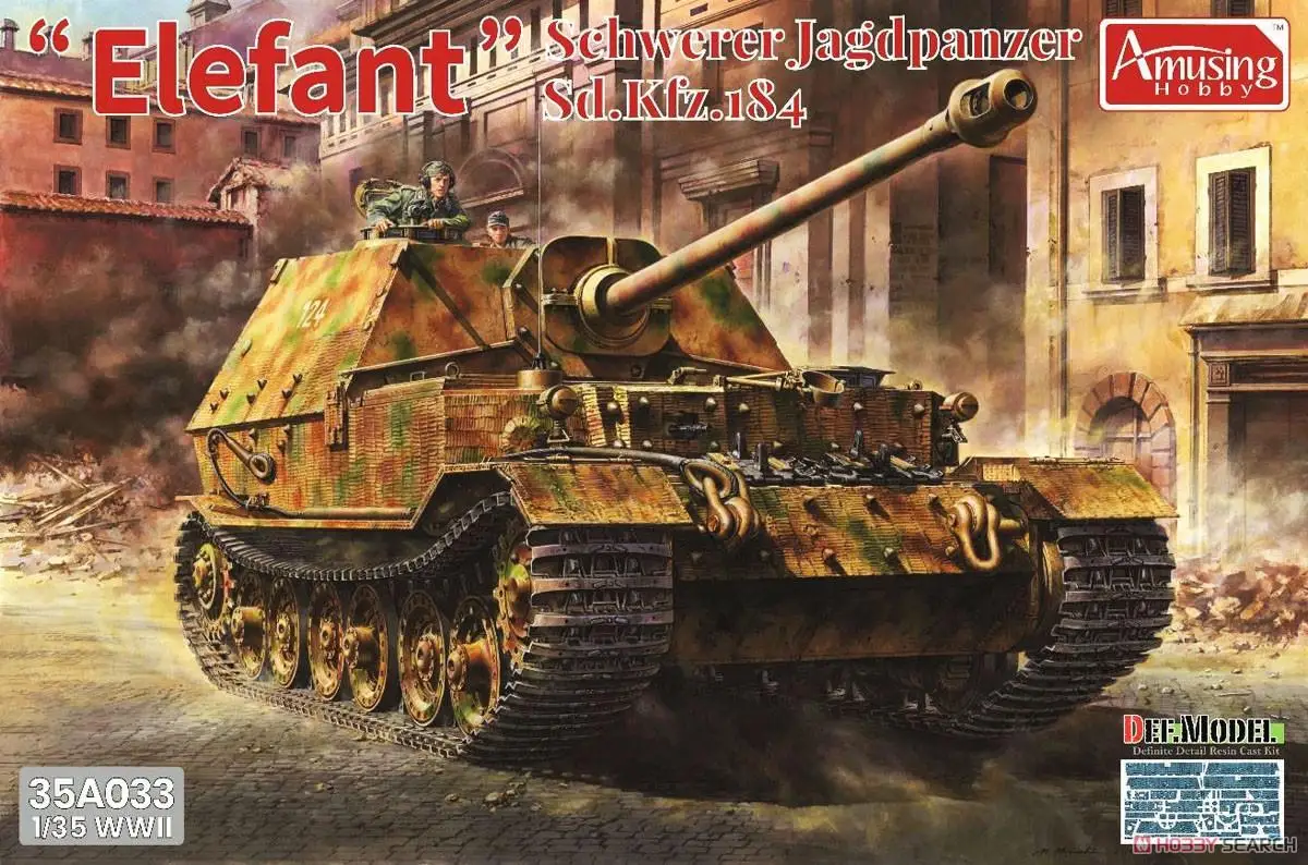 

Amusing Hobby 35A033 1/35 Scale Elephant ELEFANT SCHWERRER Jagdpanzer Sd.Kfz.184