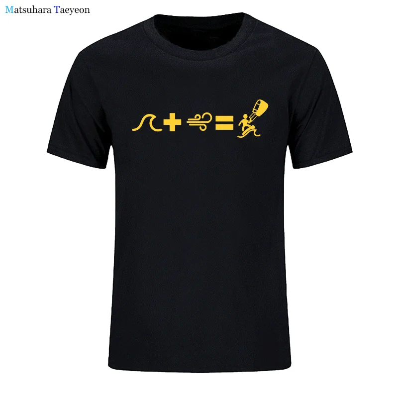 面白いカイトtシャツクリエイティブカイトtシャツトップスマンコットン半袖メンズサーフィンパラシュートギフトtシャツ