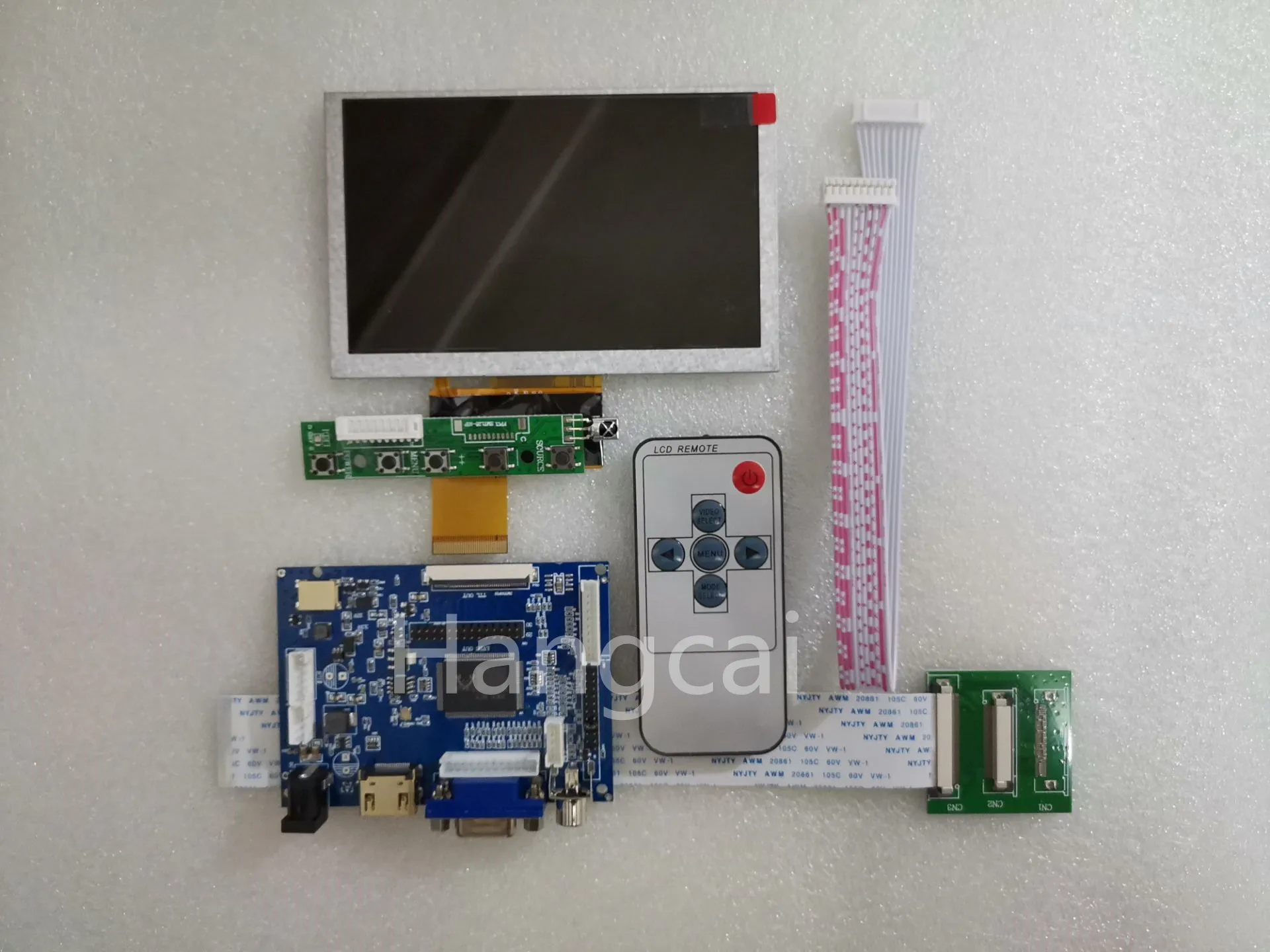 

5 inch TFT LCD screen Monitor Driver Board KD50G23-40NB-A1 480*272 Car Portable display panel HDMI VGA AV for Raspberry Pi