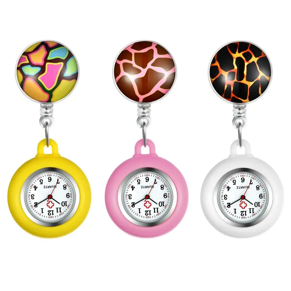 LANCARDO Hot Sale Clip-On Analog Digital Brooch Fob Medical Nurse Pocket Watch Gift Medical Quartz Watch Decor Accessory