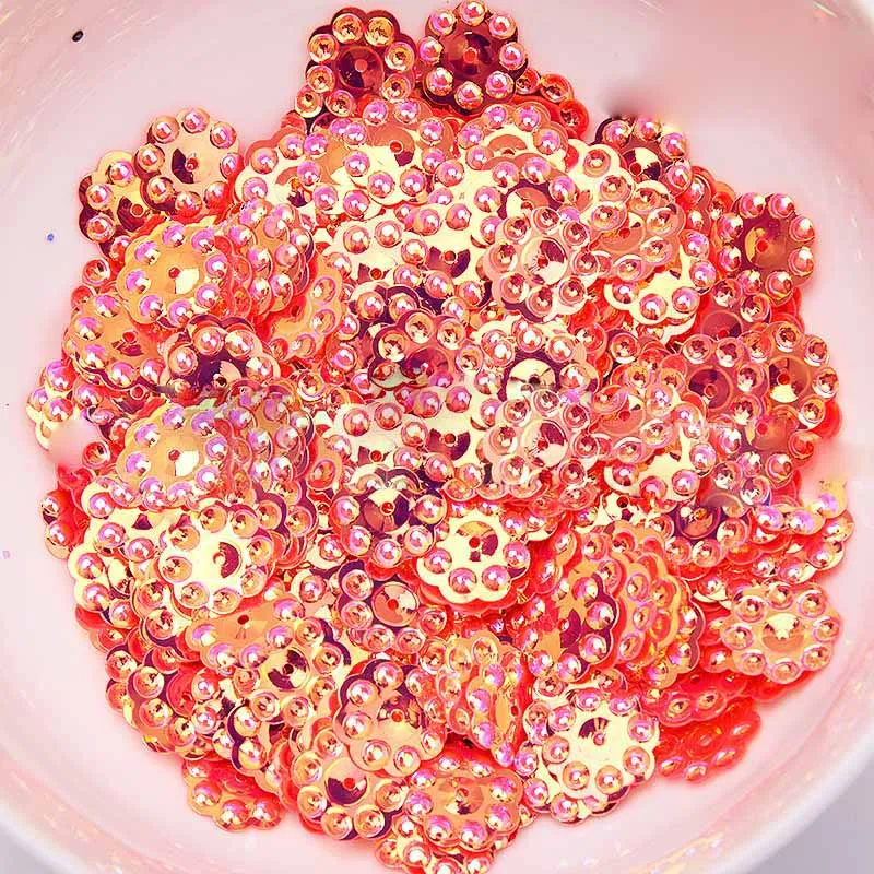 12mm Sunflower Gold Bead Sequins Suitable for Stage Clothing Accessories Manual DIY Sequin Party Decoration Material