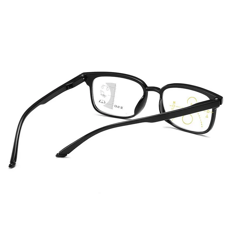 Progressive multifocal reading glasses men and women universal blue light radiation-proof reading glasses both near and far