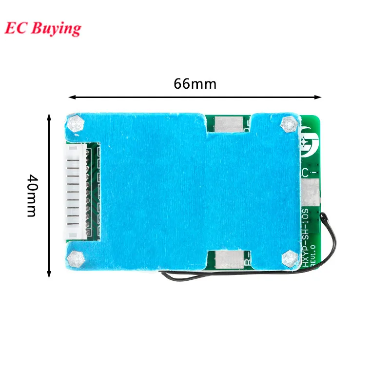 10S 42V 14A 18650 Pin Lithium Ban Bảo Vệ BMS Li-ion Tế Bào Gói 15A 20A Với Cân Bằng Quyền Lực Xây Dựng-Nhiệt Độ Điều Khiển