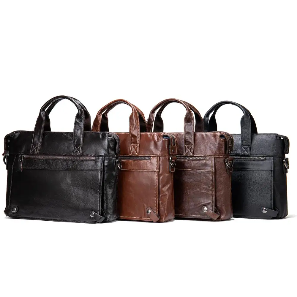 Imagem -03 - Westal Bolsas de Couro Masculino Bolsa de Couro Masculino Bolsa para Portátil 14 Polegada Masculino Mensageiro Bolsas de Ombro Negócios Maletas Totes Bolsas 910