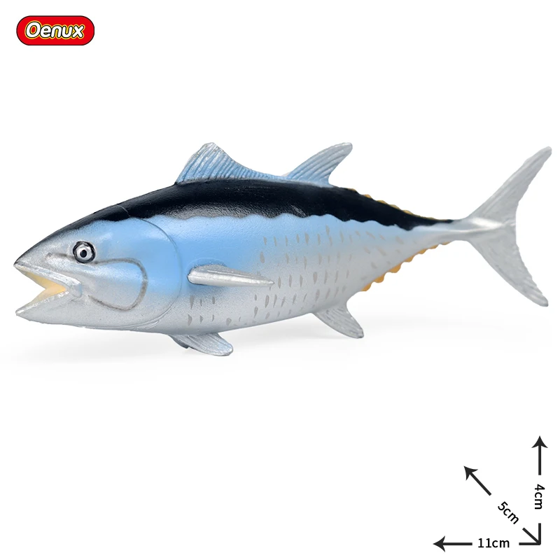 Oenux Ocean Marine Crab Ray Starfish Jellyfish Model Simulation Whale Shark Sea Life Animals PVC Action Figures Collection Toy