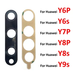 Rear Back Camera Glass Lens For Huawei Y9S Y8S Y8P Y6P Y7P Y6s Y5P Y7A Camera Glass With Glue Adhesive