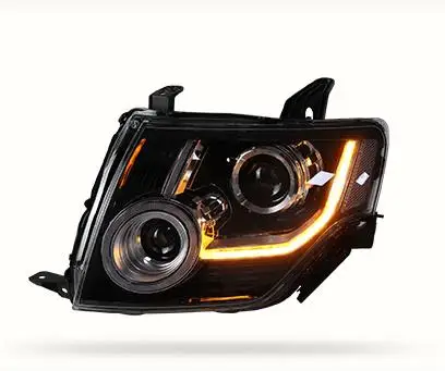 LED Daytime Running Light Angel Eye Turn Signal Driving light High Low Beam Headlight Assemble for Mitsubishi Pajero V93 2009-21