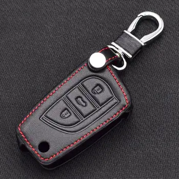 Kožený kryt na klíče od auta, ochranný plášť, klíčenka pro Toyota Vellfire Alphard 30 Series Previa Tarago 5 6 příslušenství 10 nejlepší prodej Kryt klíče Toyota Hybrid - №10
