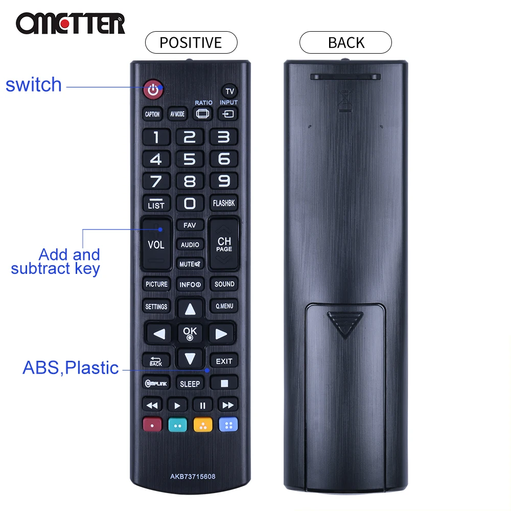 AKB73715608 Remote Control Pengganti Cocok untuk LG TV 32LN520B 32LN5300 42LN5300 42LN5400 Ln425200 42PN4500 50PN4500 50PN5300 32LN541