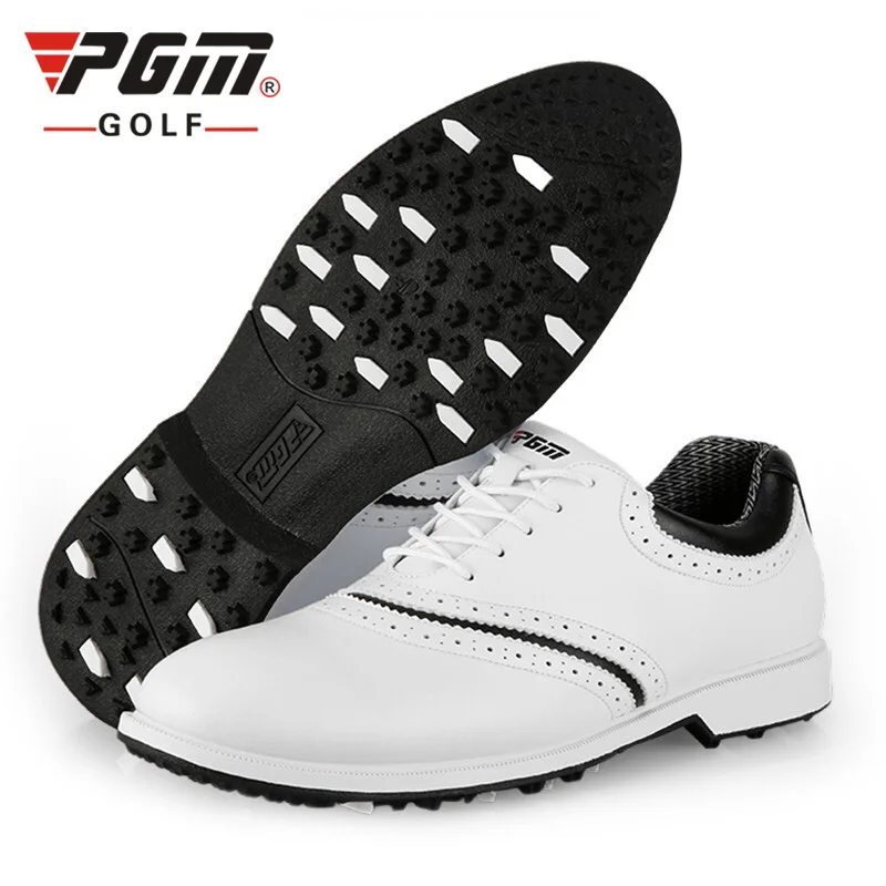 PGM White Brock Style Waterproof Anti-skid Men Golf Shoes