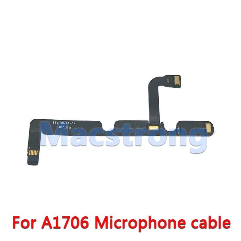 Original A1706 A1708 Microphone Cable for MacBook Air A1466 A1534 A1932 Mic Flex Cable Pro A1278 A1502 A1370 A1398 A1707