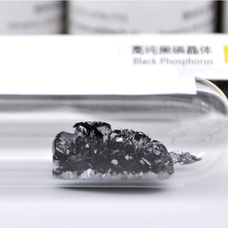 Free shipping high quality black phosphorus crystal with 99.9% purity nanosheet porous semiconductor chemical auxiliary agent