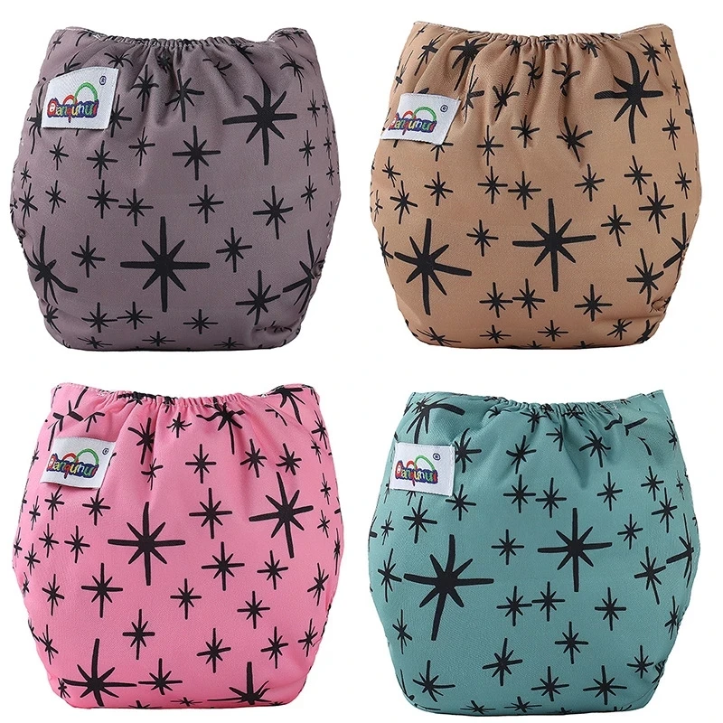 Pañales de algodón reutilizables para bebé, pantalones de entrenamiento, bragas, ropa interior para niños, cambio de pañales, ajuste de 3-15kg