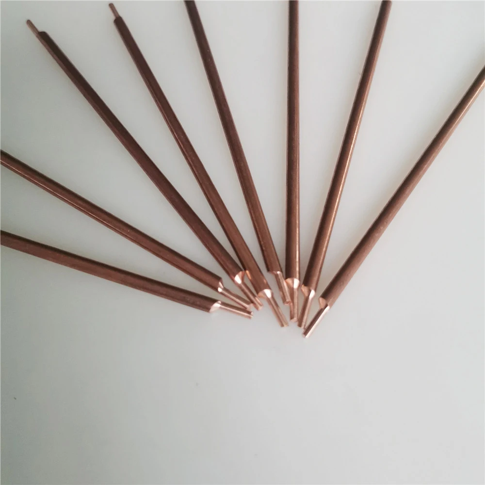 

8pieces/lot Spot Welding Pin Alumina Copper Material Welding Feet Needle 3 x 100mm welding accessories Welder