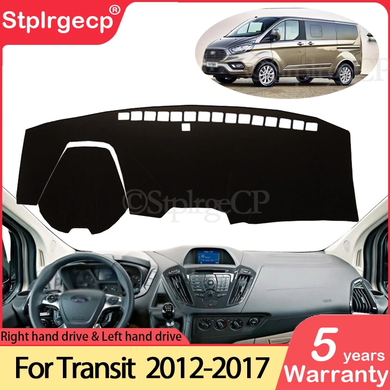 for Ford Transit Tourneo Custom 2012~2017 Anti-Slip Mat Dashboard Pad Sunshade Dashmat Protect Accessories 2013 2014 2015 2016