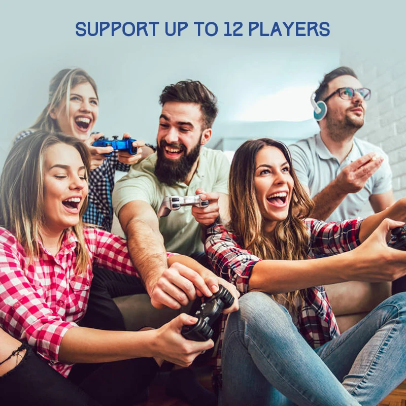 Kinhank ซุปเปอร์คอนโซล X กล่องพีซีเครื่องเล่นวิดีโอเกมย้อนยุคคอมพิวเตอร์ขนาดเล็กสร้างใน71000เกมสนับสนุนสำหรับ DC/N64/Wii 80 + จำลอง