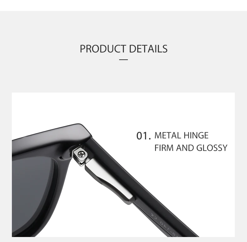 LM Platz Polarisierte Sonnenbrille Frau Mode Reise Gläser Mann Anti Glare Fahren UV400 Brille Trendy Unisex zonnebril dames – Detail 11