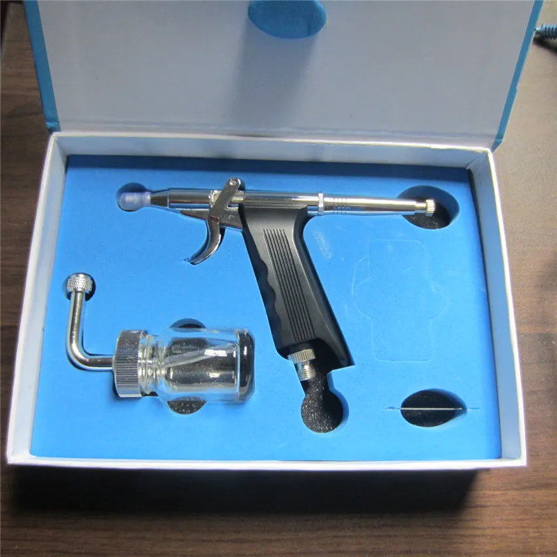 Water Airbrush Gun Kit For Salon Skin Care Oxygen Spraying Cleaning Beauty Device