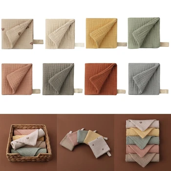 Yeni 4 katmanlı bebek mendil yumuşak emici gazlı bez geğirmek bez çocuklar silme bezi yenidoğan yüz havlusu önlükler besleme banyo havlusu