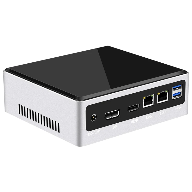 Mini PC Intel Core i7 10510U DDR4 RAM M.2 SSD NVMe WiFi 4K UHD HDMI DP 8 * USB tipo C 2x Gigabit Ethernet Windows 10 Linux