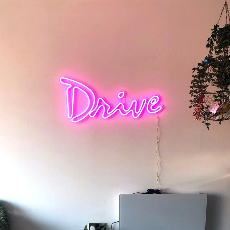 Drive Led Neon Sign Custom Decoracion Display Acrylic Flex Cartel Cool Light For Shop Party Gift Home Wall Decor