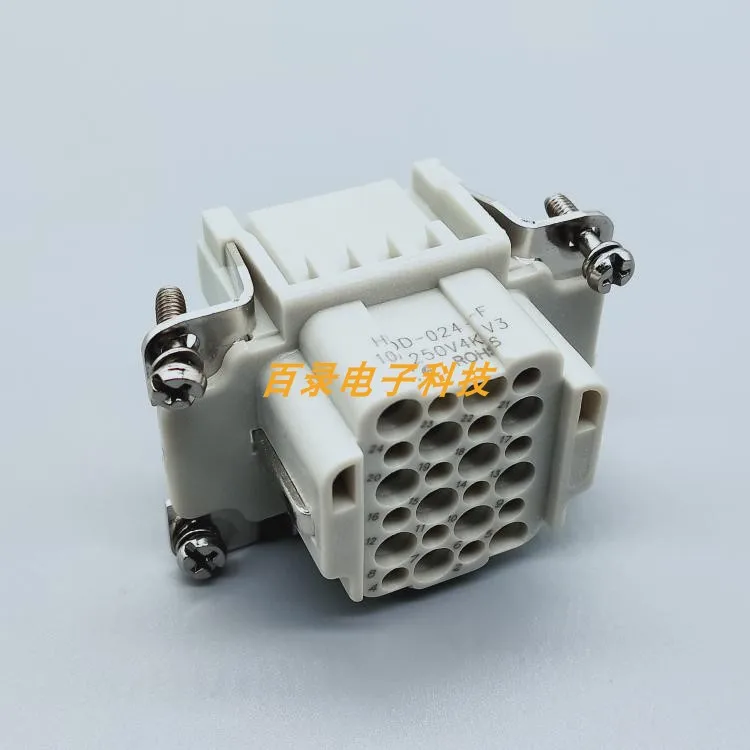 Rectangular Heavy Duty Connector/HDD-024-F 24-pin Cold Pressed Female Core