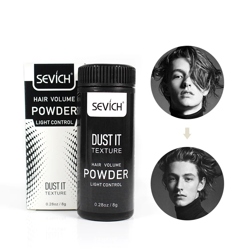 Sevich 8g Hair Mattifying Powder For Light Control Hair Styling Unisex Dust it Texture Hair Volume Powder