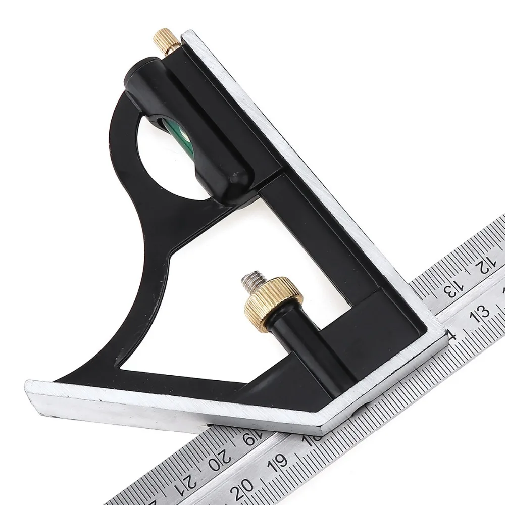 3 In1 Adjustable Ruler Multi Combination Square Angle Finder Protractor 300mm/12\