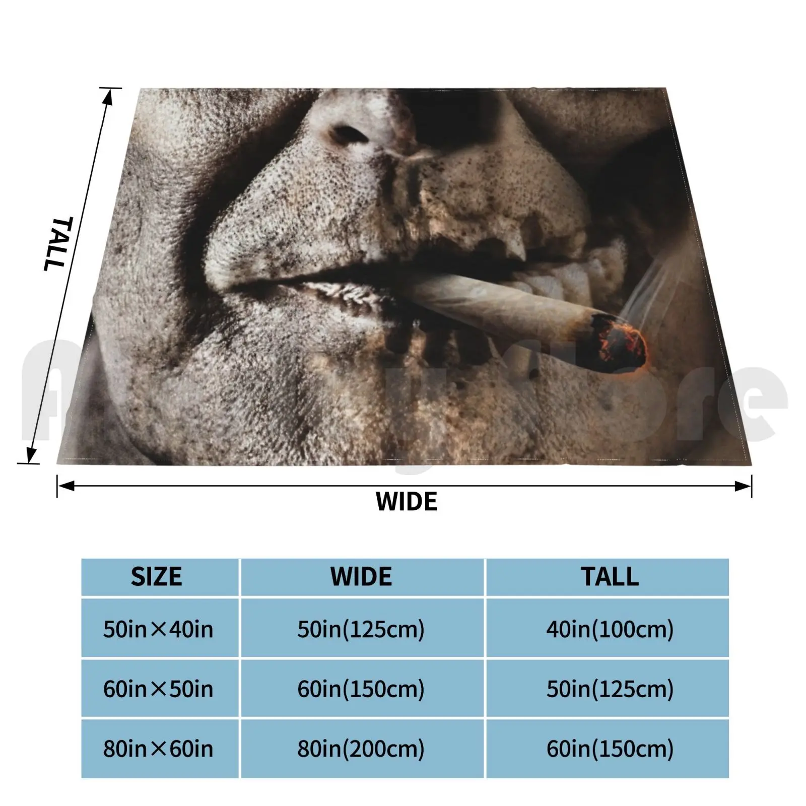 Blanket Guy Smoking Cigarette Cigar Funny Realistic Hat Funny Funny Funny 2020 Guy Smoking