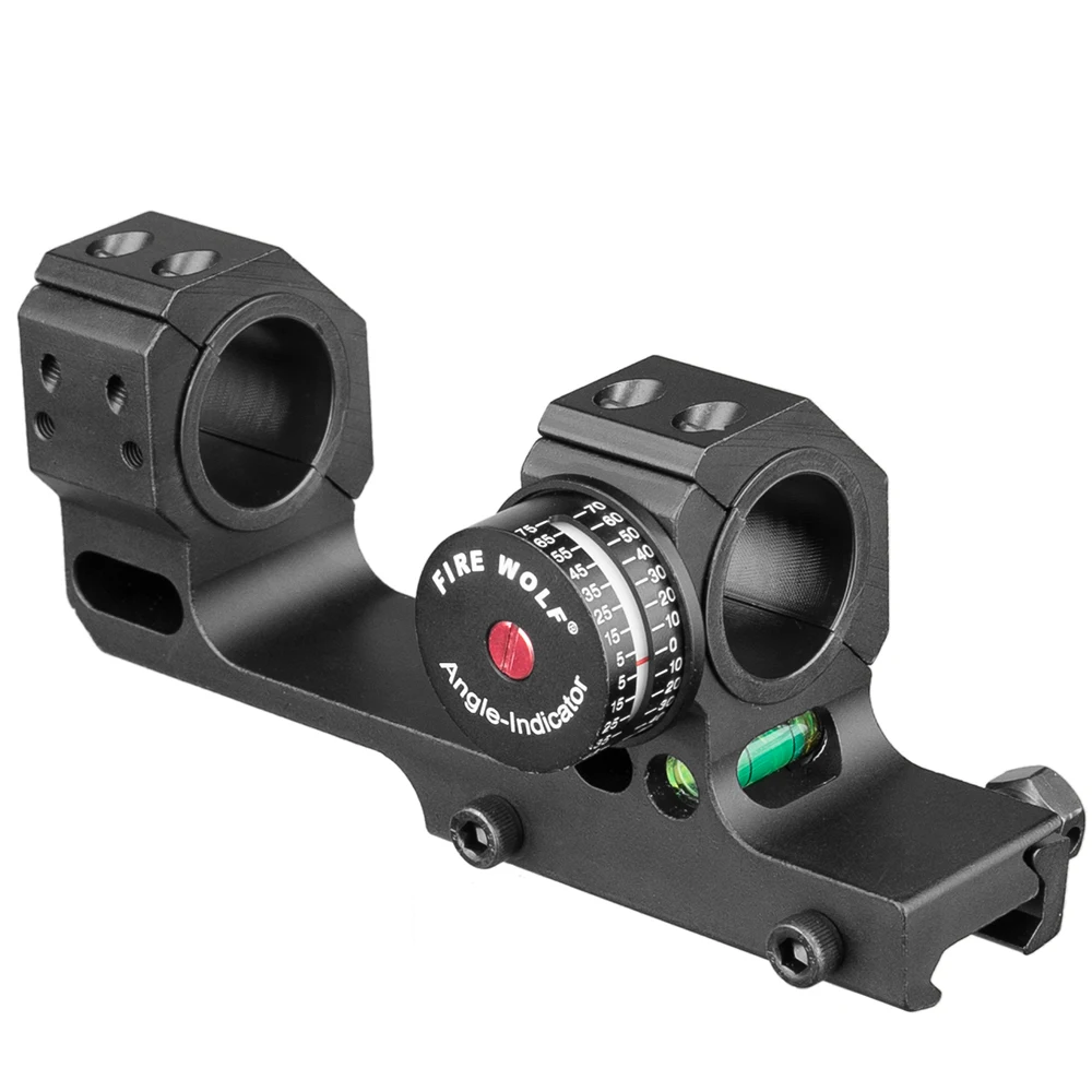 Bubble Horizontal Mount Hunting Bracket Rifle Scope Mount 25.4/30/34/35mm Spec Grade Ring Balanced Pipe Clamp Bracket