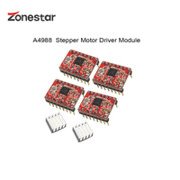 ZONESTAR A4988 Stepper Motor Driver Module With Heat Sink 3D Printer Parts Stepper Driver Drop Shipping